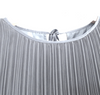 nano universe JAPAN.  LB.03 Charcoal Color Semi-Sheer Pleated Dress