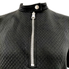 Gucci Italy Black Nylon Half Zip Dress