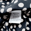 MOSCHINO Italy. Black Silk Polka Dot Blouse