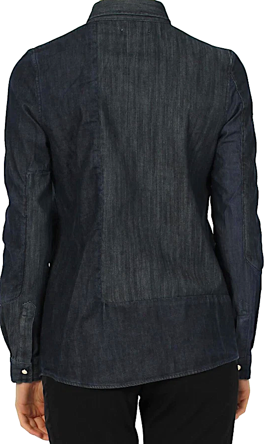 SURFACE TO AIR PARIS. NEW W/TAG.  Dark Blue Stormy Denim Shirt