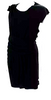 Etoile Isabel Marant Paris. Black Wool Ruched Dress