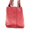 Chloe PARIS. Red Leather Shoulder Bag / Crossbody Strap Hand Bag