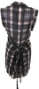 Isabel Marant Etoile Paris. Grey Plaid Sleeveless V Neck Dress
