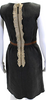 Dolce & Gabbana Italy. D&G. Gray Wool Sleeveless Inverted Pleat Dress