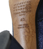 Maison Margiela Paris. Metallic Blue Zippered  Heeled Ankle Boots  Size EUR 40