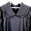 Miu Miu Italy. Midnite Blue Rayon, Polyurethane Blend Dress