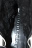 Burberry UK. Black Textured :Leather Zip Casual Booties Black Size EUR 38