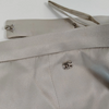 Chanel Paris. Vintage Beige Silk Flare Skirt