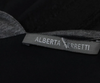 Alberta Ferretti Italy. Gray Textured One Sleeve Ruched Zip Pencil Dress