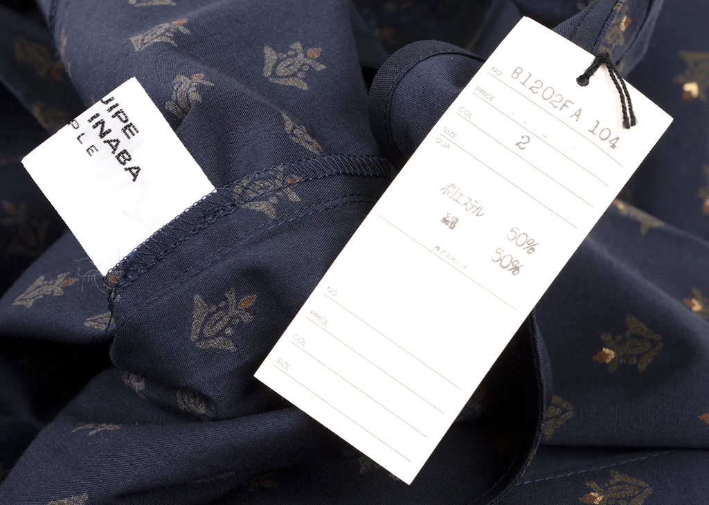 YOSHIE INABA L'EQUIPE JAPAN. NWT (NEW W/TAGS) Blue Printed Sleeveless Dress