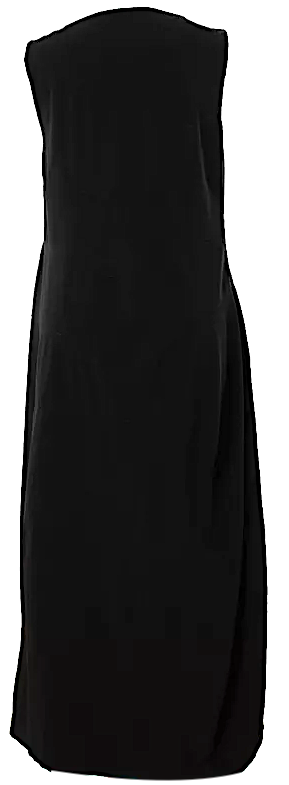 IVAN GRUNDAHL COPENHAGEN. Black Sleeveless Poly/Rayon Long Dress