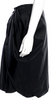 Prada Italy. Silk Blend Black Skirt from the 2000s Collection