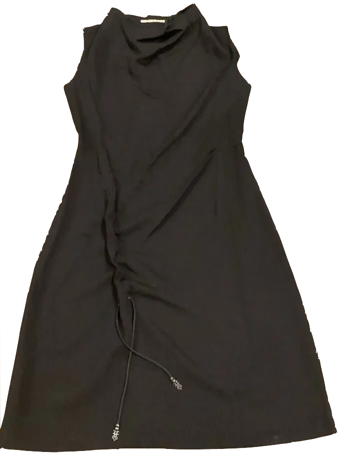Marithe + Francois Girbaud PARIS. Rare vintage Y2K avante garde Ruched Dress