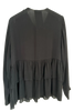 Hannoh Wessel Paris. AEQUAMENTE Black Silk Blouse