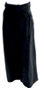 Ulla Johnson Black Cotton High Rise Belted Wide Leg Pants