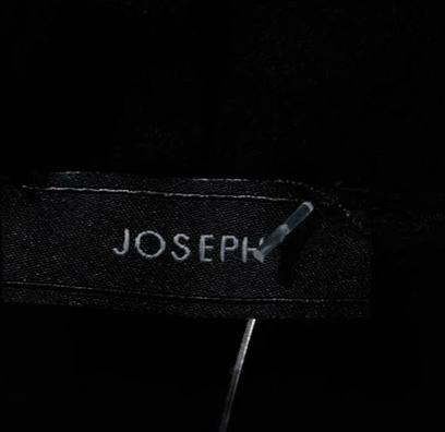 Joseph LONDON.  Black Drape Neck Sleeveless A-Line Dress