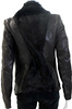 Helmut Lang Black Lapin Rabbit Fur Long Sleeve Jacket