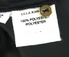Ulla Johnson NY. Black Cotton Textured Short Sleeve Tiered Dress