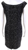 Yves Saint Laurent Paris. Black Silk Scoop Neck Sleeveless Mini Shift Dress