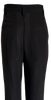 Yohji Yamamoto Japan. Black Flat Front Semi Sheer Pants