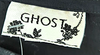 Ghost LONDON. TANYA SARNE. Black Viscose BodyCon Midi Dress