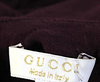 Gucci Italy. Burgundy Viscose Knit Embellishments Front Drop Waist Mini Dress