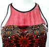 Helmut Lang NY. Red Rayon, Silk, Polyester Dress
