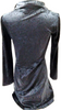 Fendi Italy. Distressed Logo FENDI Rayon, Tessuto, PolyTech Tunic Style Top