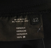 Prada Italy. Black Short Sleeve V Neck Knee Length Silk Shift Dress
