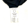 UNITED TOKYO JAPAN. Black Poly Blend Random Hem Flare Long Skirt