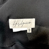 Yohji Yamamoto Japan. Black Flat Front Semi Sheer Pants