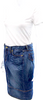 Dolce & Gabbana Italy. D&G Blue Cotton Denim Knee Length Pencil Skirt