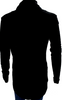 Helmut Lang NY. Black Wool Asymmetric Knit Jacket Black