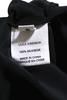 Ulla Johnson NY. Black Silk Ruffled Short Sleeve Sleek Blouse