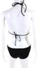 Kiwi Saint-Tropez NEW. NWT. Black Melly Savane Triangle Bikini Swimsuit Size 1
