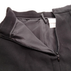Miu Miu Italy. Black PolyTech Fabric Fit/Flare Vintage Skirt