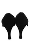 Robert Clergerie Paris. Black Suede Pointed Toe Slide On Pumps Black Size 8.5 B