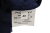 Yves Saint Laurent Paris. Dark Blue Silk Sleeveless V-Neck Pullover Mini Dress