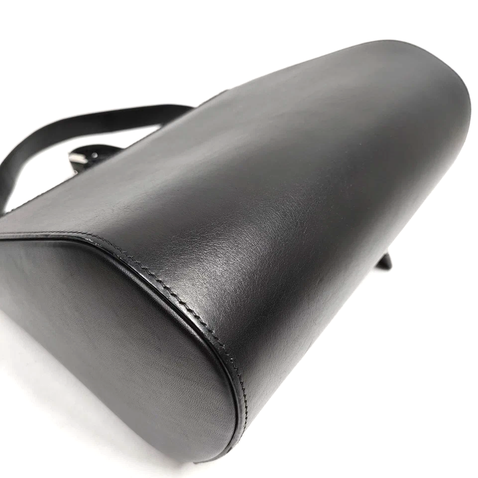 Givenchy Paris. Black Pony Hair Flap  Black Leather Shoulder Bag