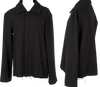 Yohji Yamamoto Japan. Y's Snap Button Black Wool Knit Jacket