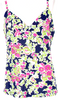 COMME des GARCONS Japan. Tricot. Multi-Color Floral Cotton Camisole