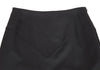HOMMA JAPAN. Black Wool Gabardine Switching Design Skirt