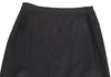 HOMMA JAPAN. Black Wool Gabardine Switching Design Skirt