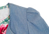 Comme des Garcons Japan. JUNYA WATANABE Blue Denim Layered Dress