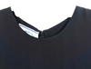 Prada Italy. Black Rayon Knee Length Dress