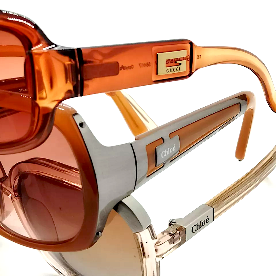 Chloe/Gucci Vintage Sunglasses.  Sold Separately in Store Only.  See Description.