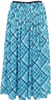 Yohji Yamamoto Japan. Y's Blue Plaids Semi Sheer Gather Skirt