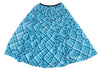 Yohji Yamamoto Japan. Y's Blue Plaids Semi Sheer Gather Skirt