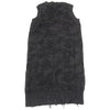 COMME des GARCONS JAPAN. JUNYA WATANABE Black Crash Knit Dress