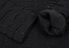 Issey Miyake Japan. HaaT Design Black Woven Wool Knit Sweater